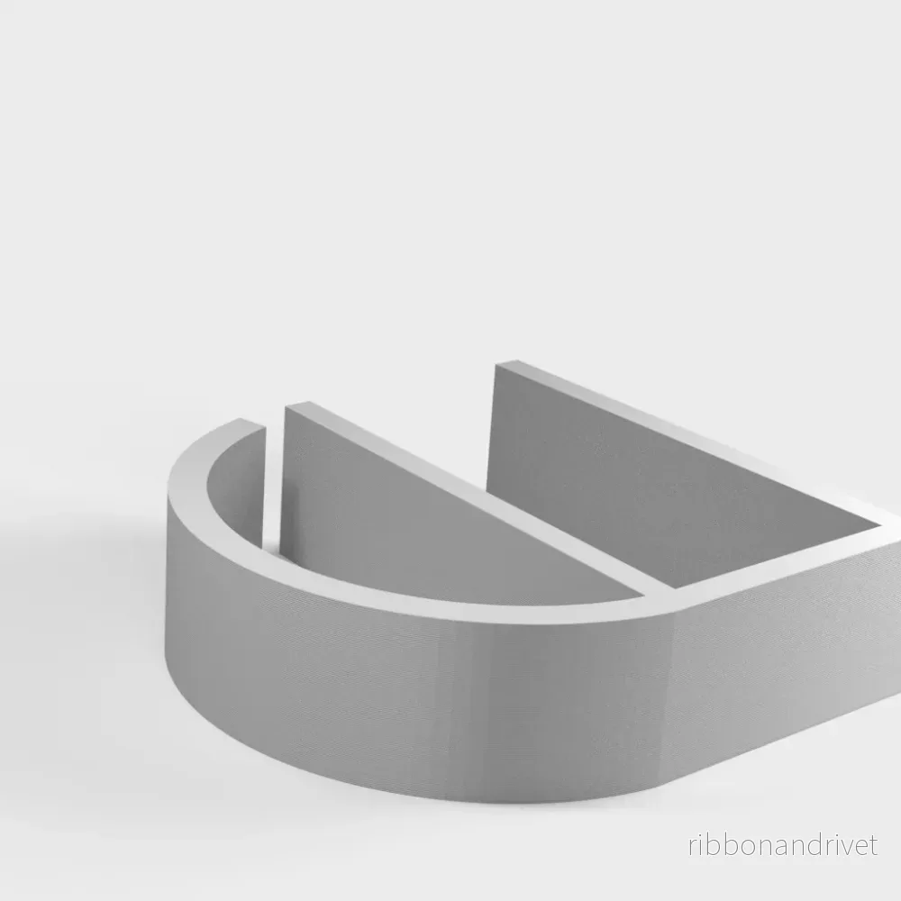 25 mm kabelklämma för skrivbord – Organisera dina kablar - Bild 3