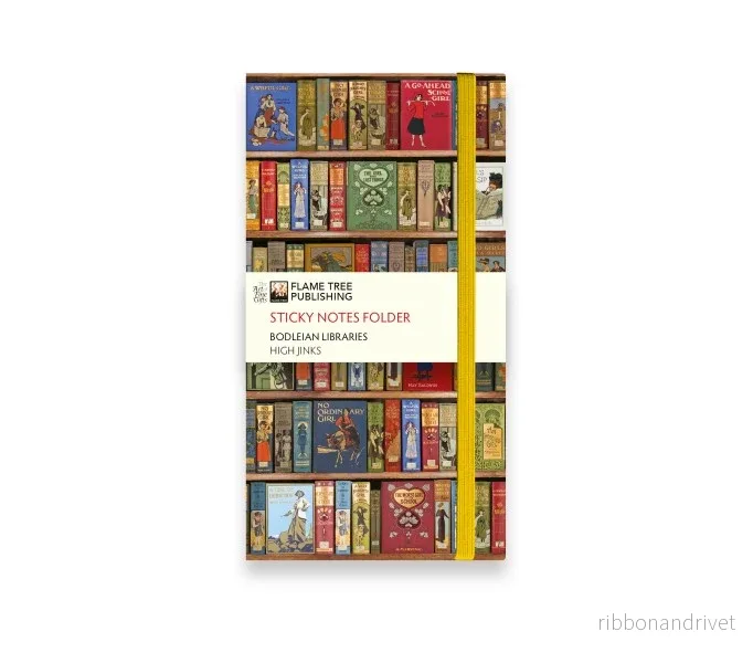 Sticky Notes Folder - Bodleian Libraries: High Jinks Bookshelves (Flame Tree Publishing)