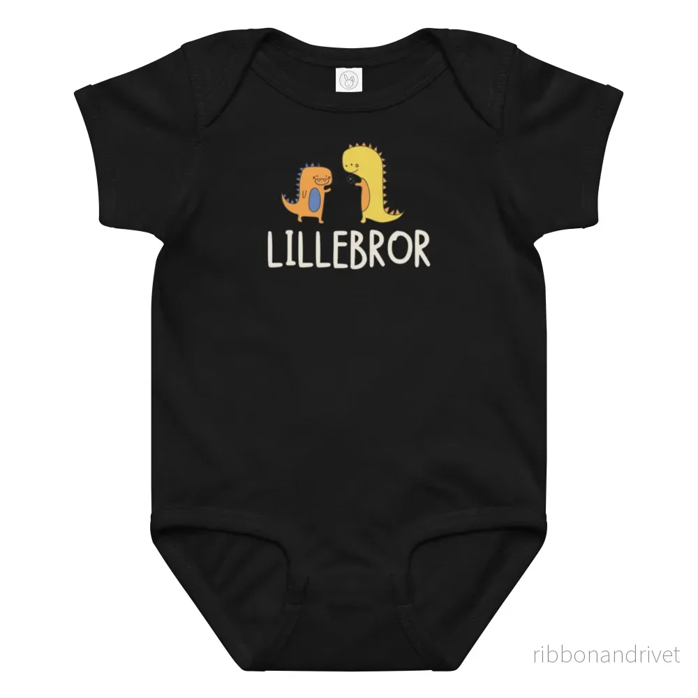 Lillebror Body - Dino (vit text) - Bild 2