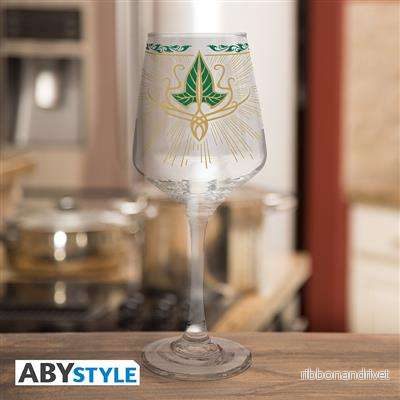 The Lord Of The Rings – glas på fot – Lorien Leaf - Bild 3