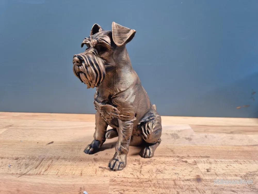 Dvärgschnauzer – Hundfigur - Bild 2