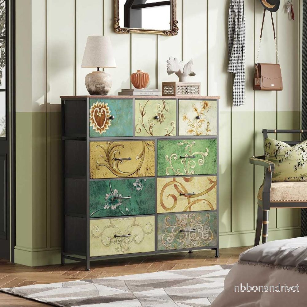 Yelenaro Luminarix Highboard 9 lådor, Boho Vintage Yelenaro Luminarix Highboard 9 lådor, Boho Vintage