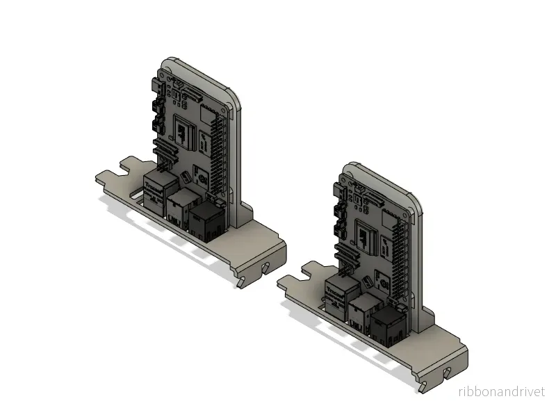 Raspberry Pi PCIe Monteringsfäste för Rackskåp