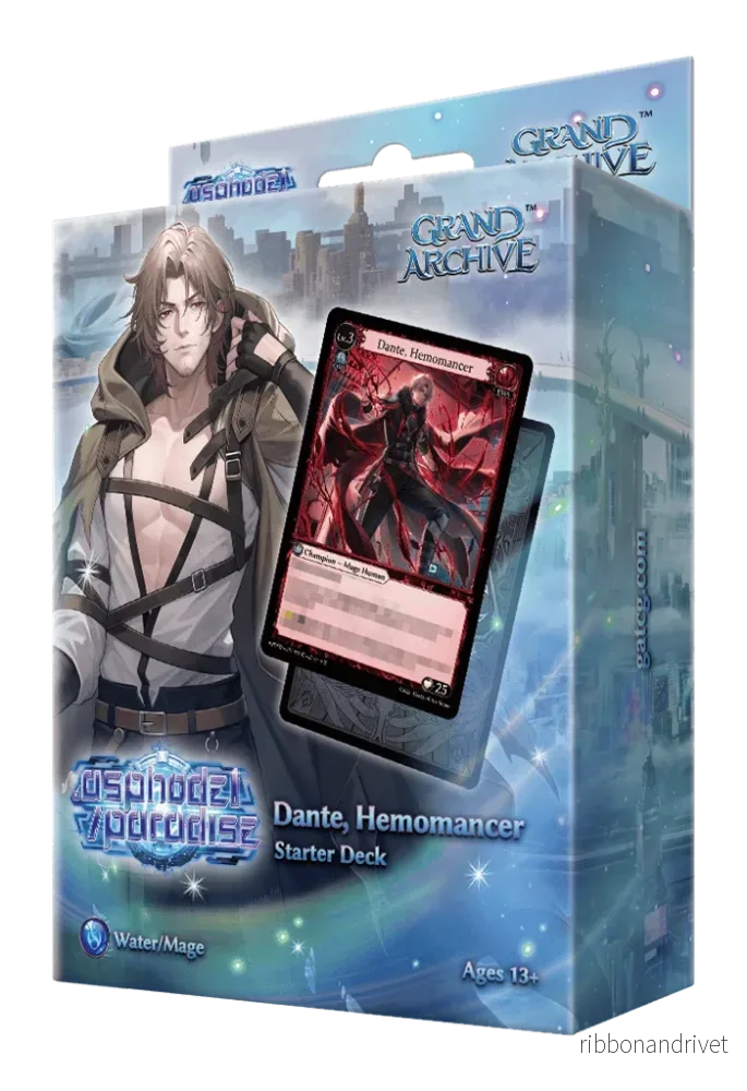 Grand Archive TCG: Dante, Hemomancer Starter Deck Display (8 lekar) – EN Grand Archive TCG: Dante, Hemomancer Starter Deck Display (8 lekar) – EN