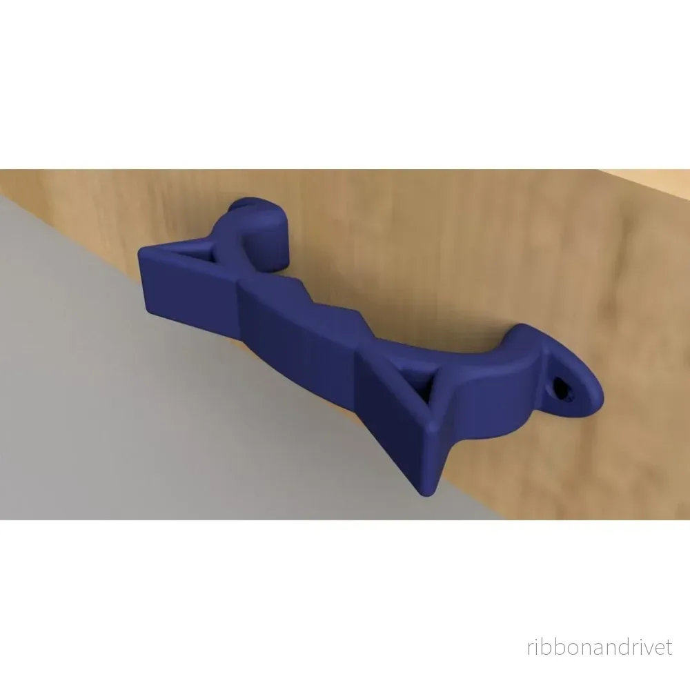 Kattformat handtag för dörrar och skåp