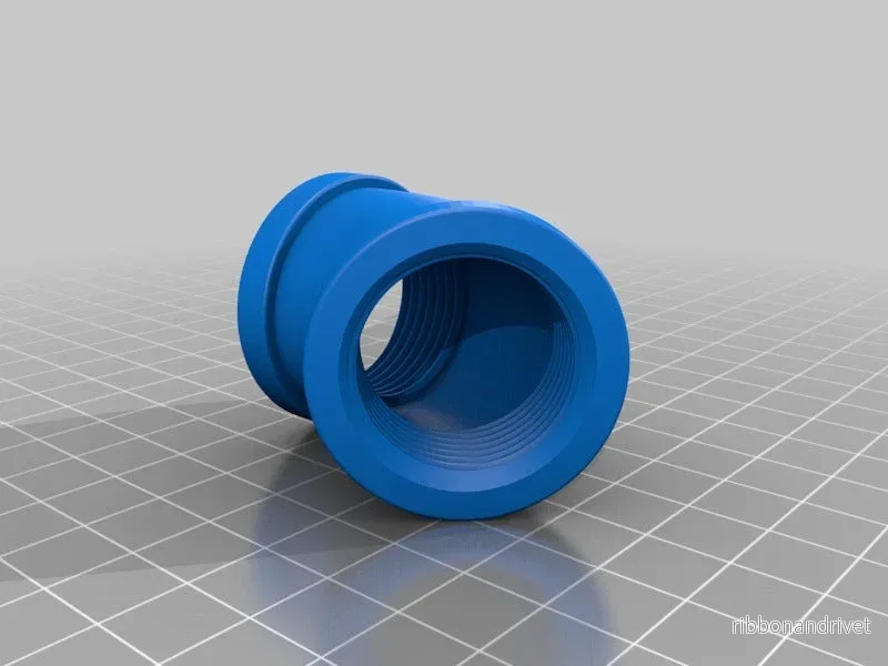 3/4" NPT 45 graders böj