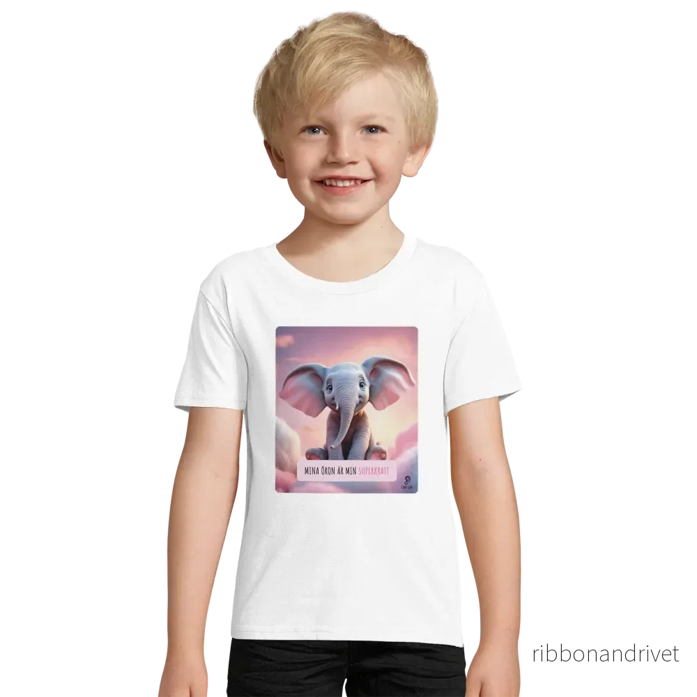 ECO Friendly T-shirt – Mina öron är min superkraft ECO Friendly T-shirt – Mina öron är min superkraft