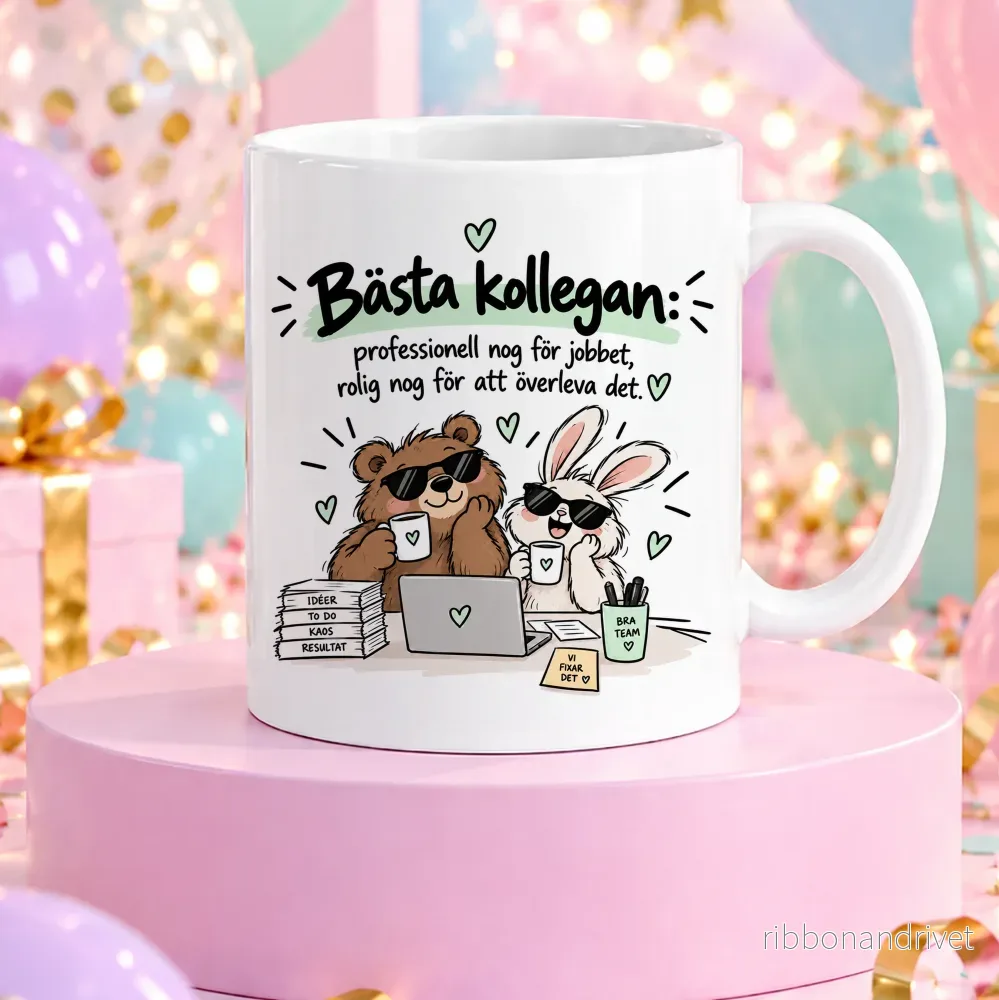 Bästa kollegan #2 | Rolig mugg Bästa kollegan #2 | Rolig mugg