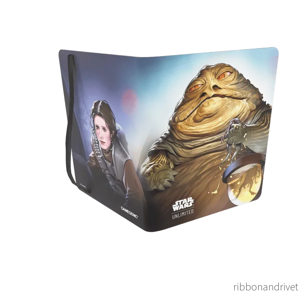 Gamegenic - Star Wars: Unlimited - En Laglös Tid - 18-Ficks Album - Leia Organa/Jabba the Hut