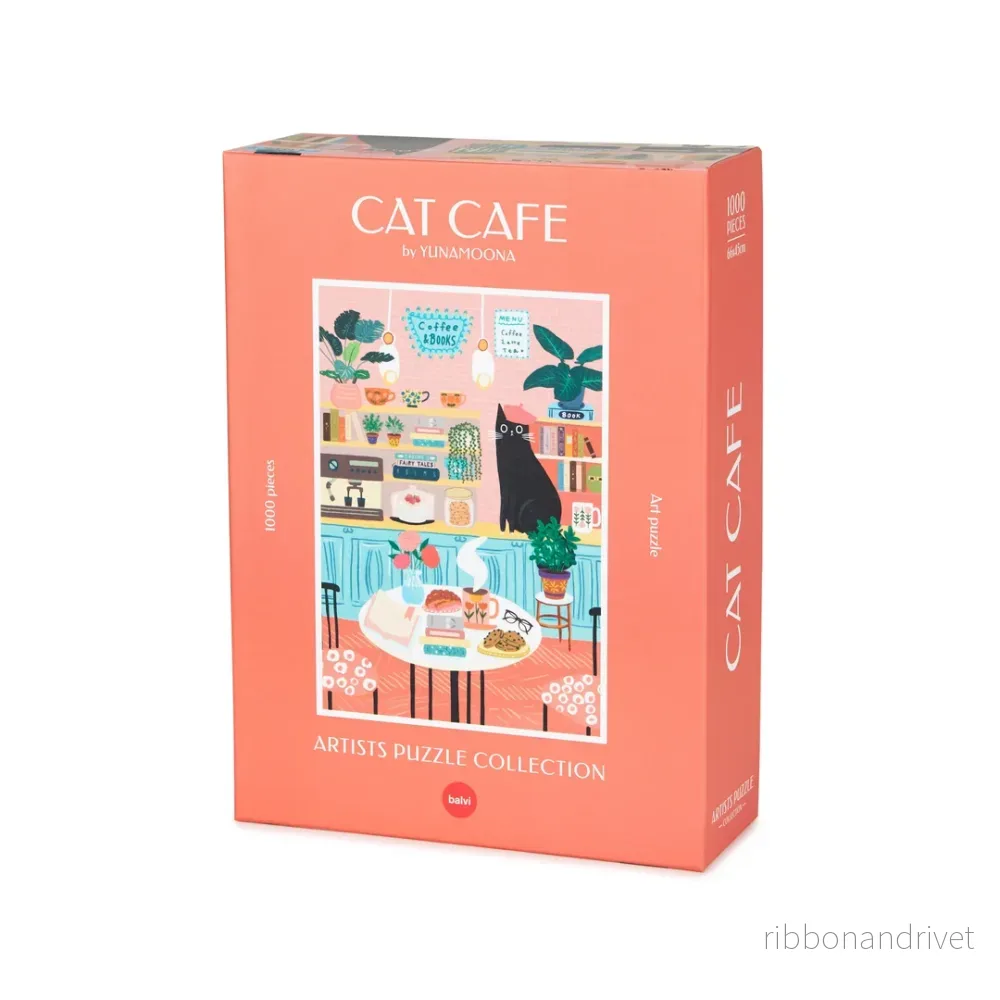 Pussel 1000 bitar - Cat cafe - Bild 2
