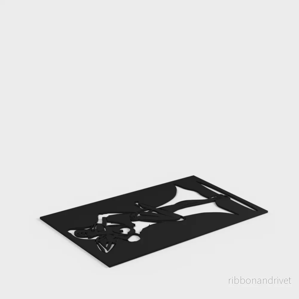 Jessica Rabbit-schablon – för ikoniska kreativa projekt Jessica Rabbit-schablon – för ikoniska kreativa projekt