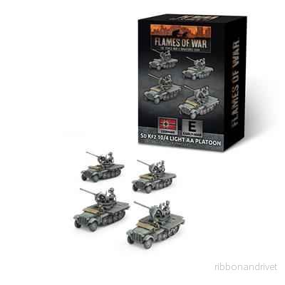 Flames of War - Sd Kfz 10/4 (2 cm) Lätt Luftvärnspluton (x4) - Bild 2