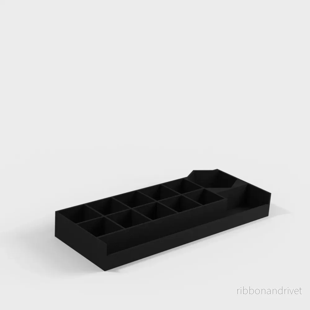 Organiseringsbricka för modellfärg, lim och penslar - Bild 2