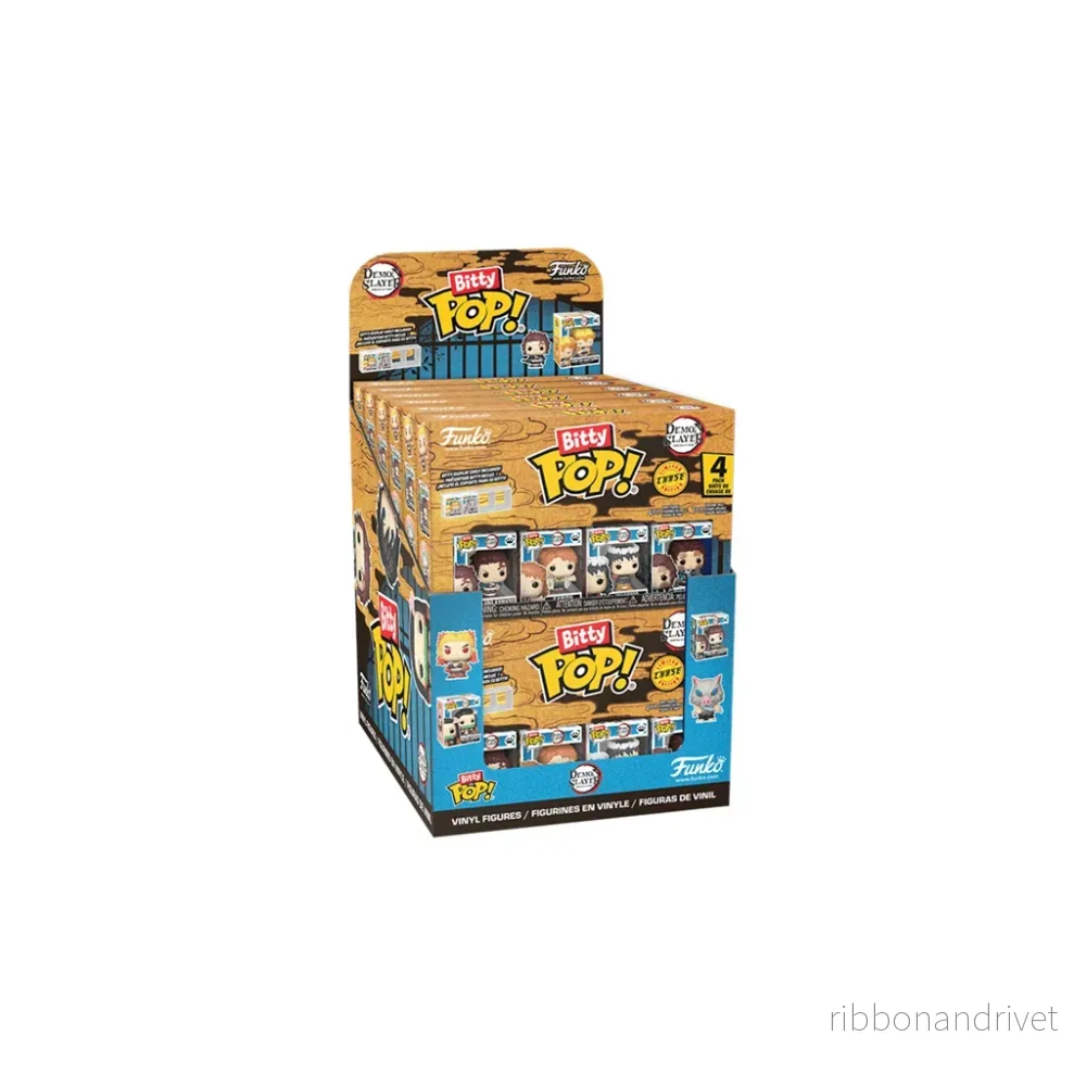 Funko Bitty POP 4-pack: Demon Slayer – 12-pack PDQ Sortiment Funko Bitty POP 4-pack: Demon Slayer – 12-pack PDQ Sortiment