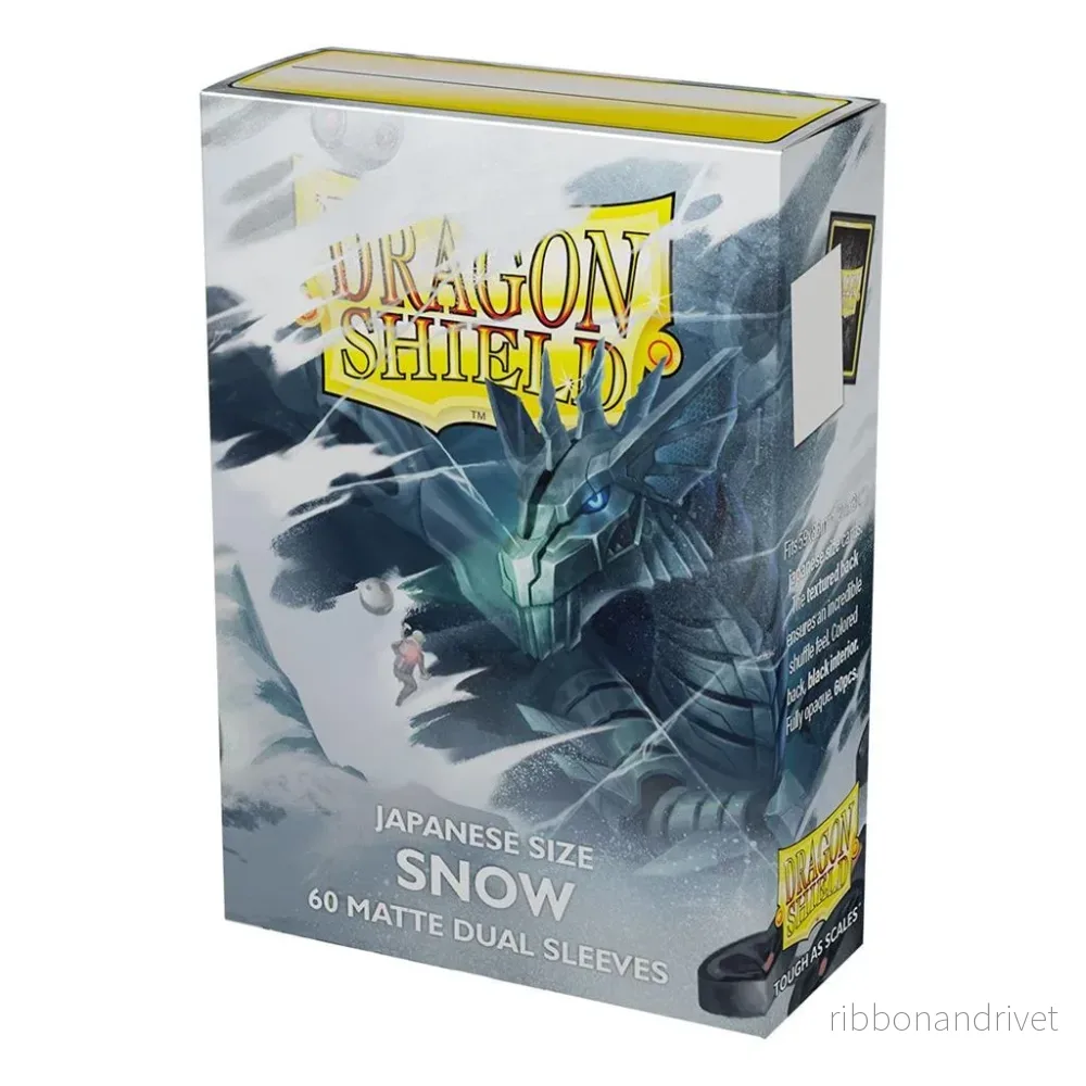 Dragon Shield Japansk Storlek Dual Matte Fodral – Snow ’Nirin’ (60 Fodral) Dragon Shield Japansk Storlek Dual Matte Fodral – Snow ’Nirin’ (60 Fodral)