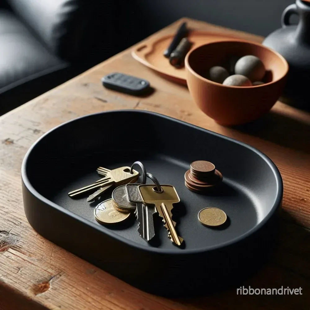 Elegant oval skål för nycklar och småsaker - Bild 2