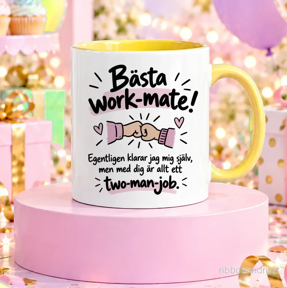 Bästa work-mate | Rolig mugg Bästa work-mate | Rolig mugg