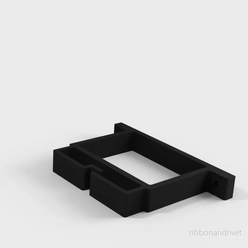 Parametrisk nätadapterhållare med kabelklämma - Bild 3
