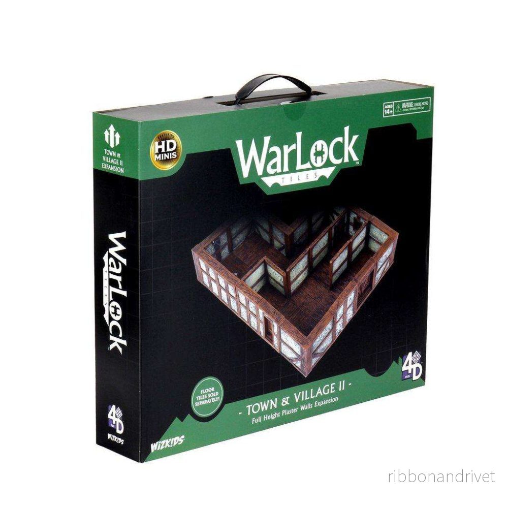 WarLock Tiles: Town & Village II – Full Height Plaster Walls Expansion WarLock Tiles: Town & Village II – Full Height Plaster Walls Expansion