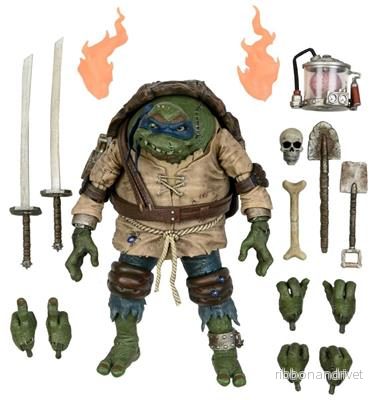 Universal Monsters x TMNT - 7" Skala Actionfigur - Ultimate Leonardo som Klodden - Bild 2