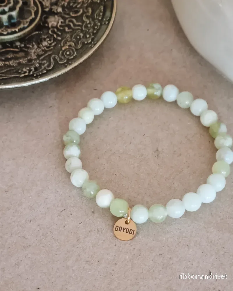 Mantra ENERGY bracelet - Kundalini - New Jade - - Bild 3