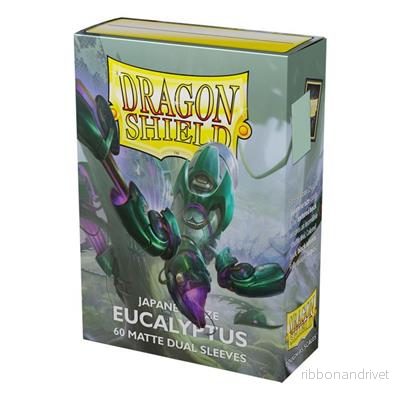 Dragon Shield Japansk Storlek Dual Matte Sleeves – Eucalyptus ’Lehel’ (60 Sleeves) Dragon Shield Japansk Storlek Dual Matte Sleeves – Eucalyptus ’Lehel’ (60 Sleeves)