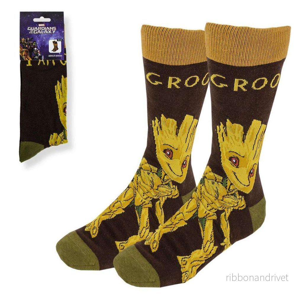 Guardians of the Galaxy-strumpor – Groot (EU 38–45) Guardians of the Galaxy-strumpor – Groot (EU 38–45)