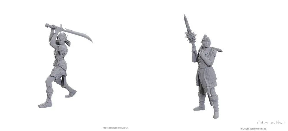 D&D Nolzur's Marvelous Miniatures: Special Edition Baldur's Gate 3 — Lae'zel & Shadowheart
