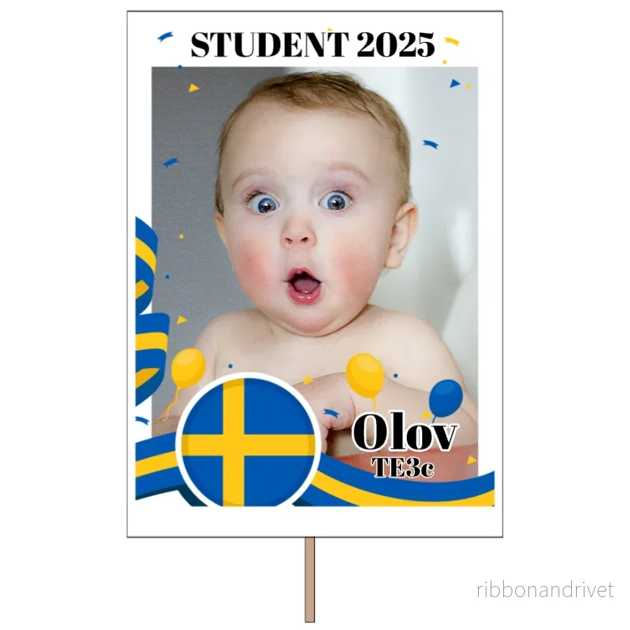 Sverigeflagga | Studentplakat