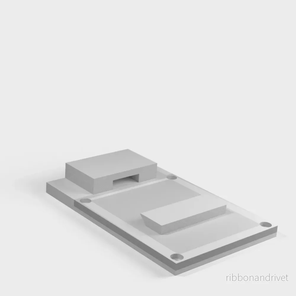 Raspberry Pi DIN-skena monteringsplatta - Bild 2