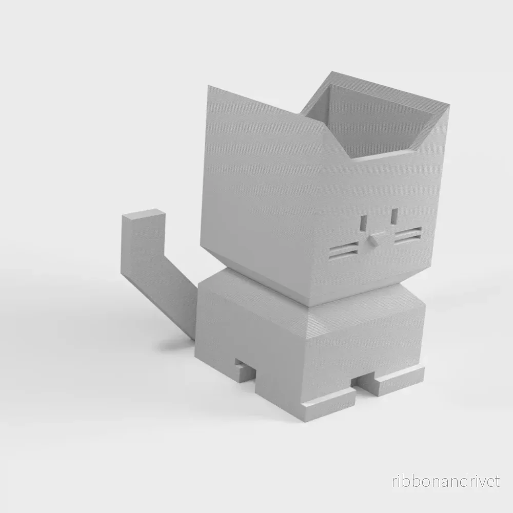 Cali Cat bläckhållare och praktisk skrivbordsorganisatör - Bild 3