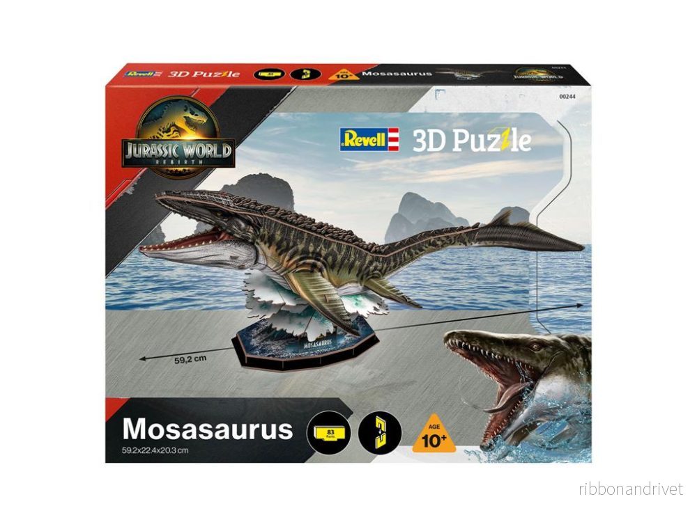 Jurassic World Rebirth-Mosasaurus 3D Puzzle – En Spännande Utmaning Jurassic World Rebirth-Mosasaurus 3D Puzzle – En Spännande Utmaning