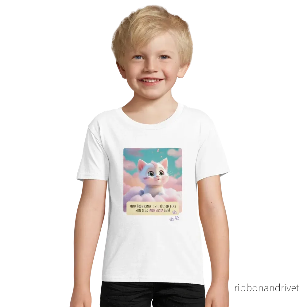 ECO Friendly T-shirt – Mina öron kanske inte hör som dina men de är fantastiska ändå