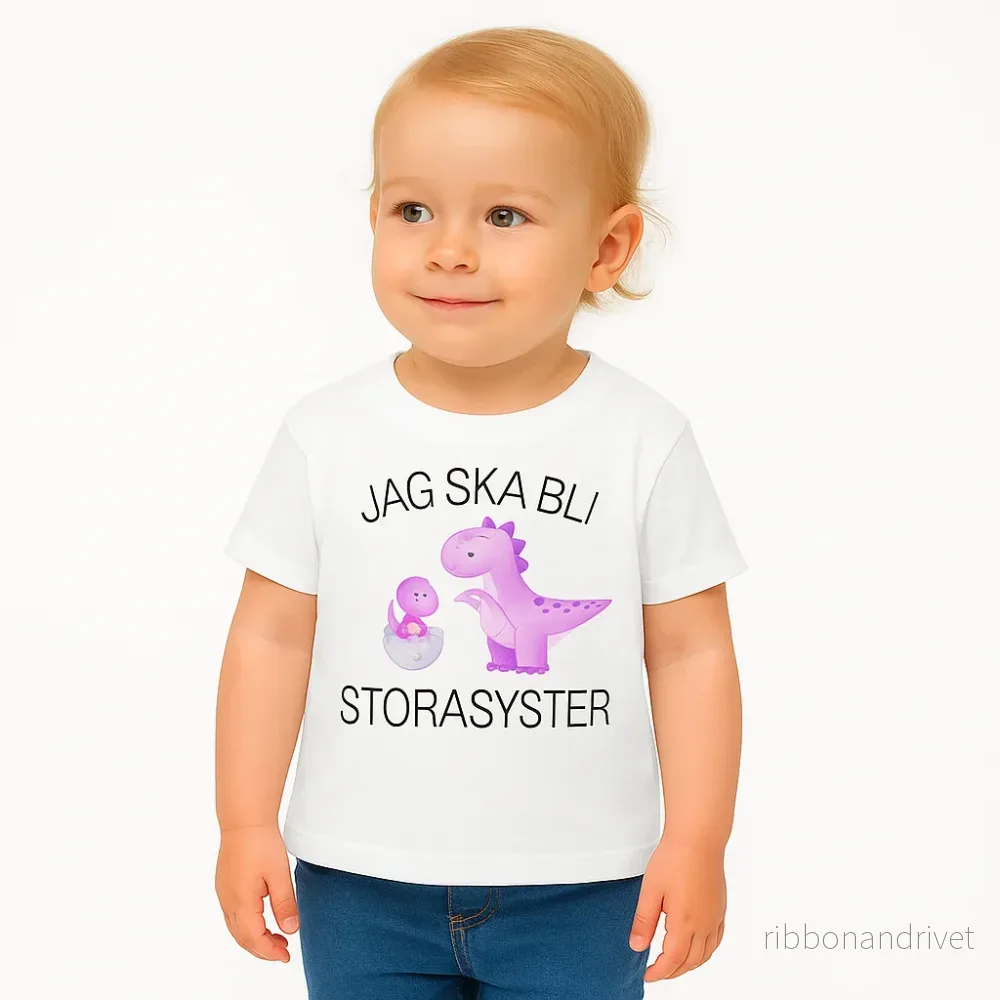 Storasyster T-shirt – Dinosaurier