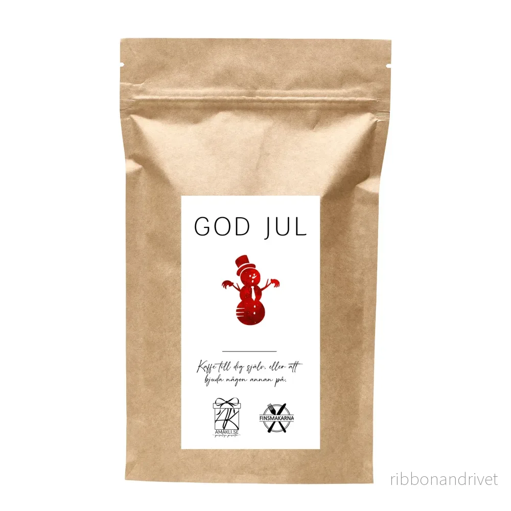 God Jul (Snögubbe) | Amakli Kaffe/Te