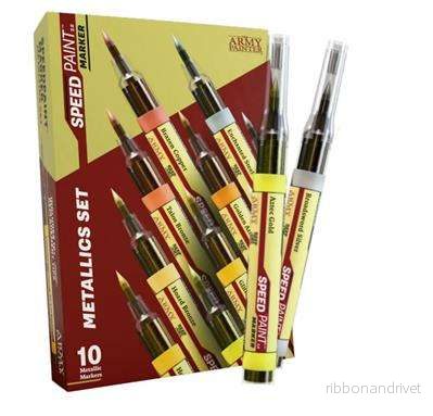 The Army Painter – Speedpaint Marker Metallics Set