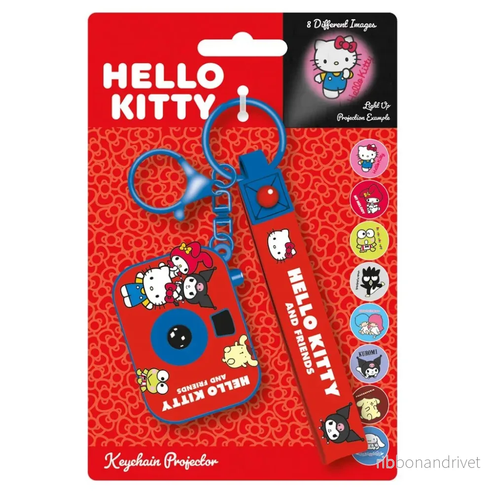 SANRIO (HELLO KITTY & VÄNNER) Nyckelring PROJEKTOR