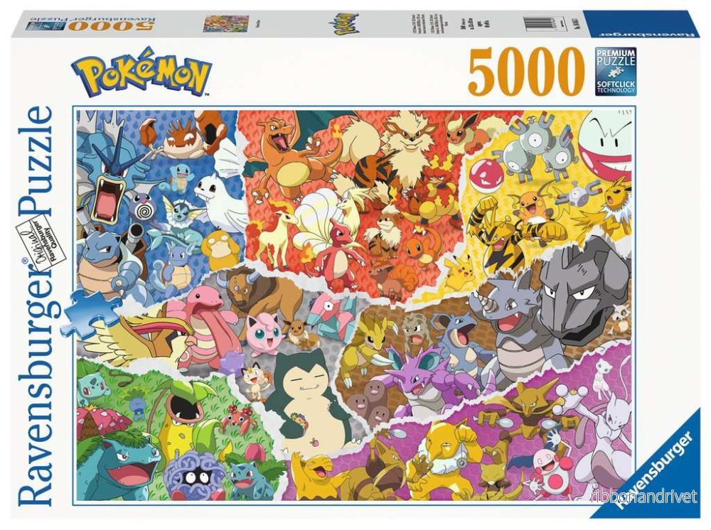 Ravensburger – Pokémon Allstars 5000 bitars pussel Ravensburger – Pokémon Allstars 5000 bitars pussel