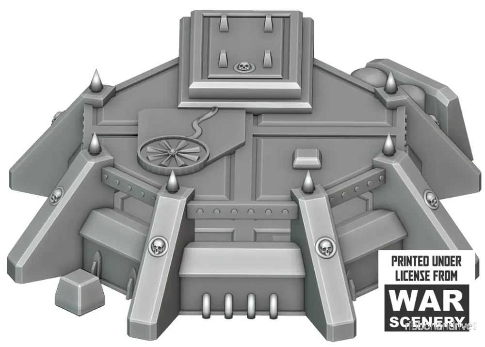 Detaljerad Kommandopost Befästning för Warhammer 40k - Bild 3