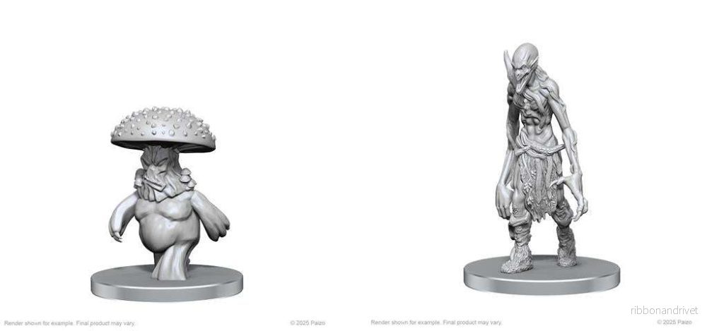 Pathfinder Battles Deep Cuts: Myceloid & Grimstalker - Detaljerade Spelfigurer för Bordsspel