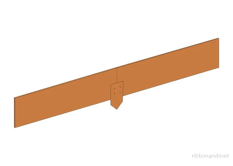 Rabattkant - Corten (10 pack) - Bild 3