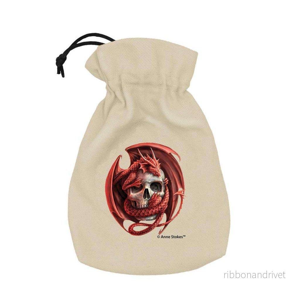 Anne Stokes Dice Pouch: Skull Embrace Anne Stokes Dice Pouch: Skull Embrace