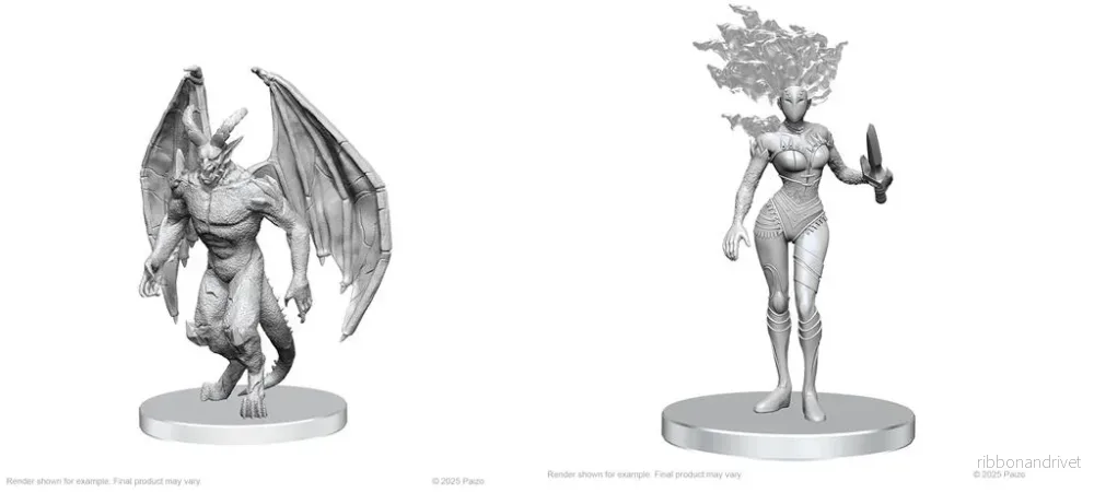 Pathfinder Battles Deep Cuts: Gargoyle & Shae