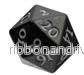 UP - Vivid Heavy Metal Dice: Black - Bild 2