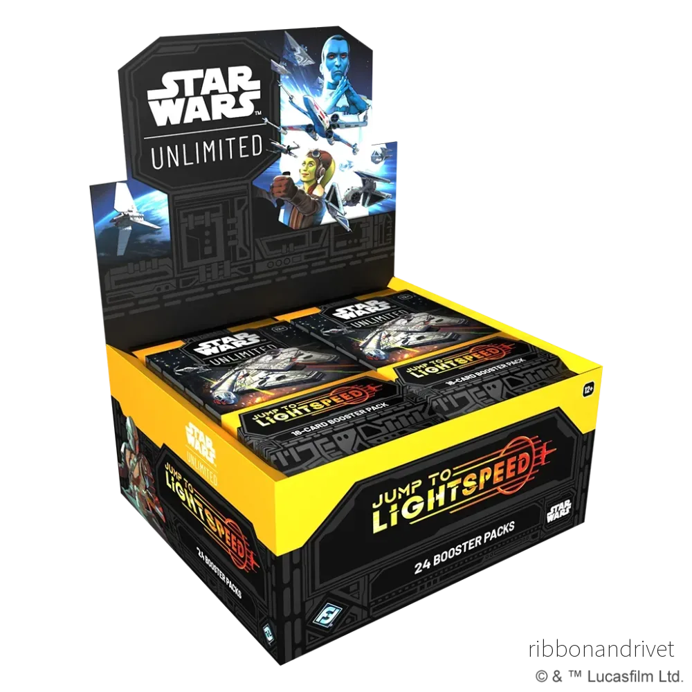 FFG – Star Wars: Unlimited – Jump to Lightspeed Booster Display (24 Booster) FFG – Star Wars: Unlimited – Jump to Lightspeed Booster Display (24 Booster)