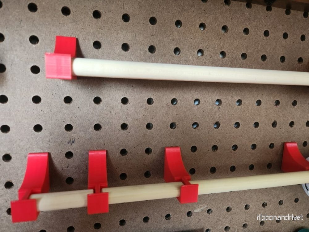 Modulära spolhållare för kabel och tråd på verktygstavla - Bild 2