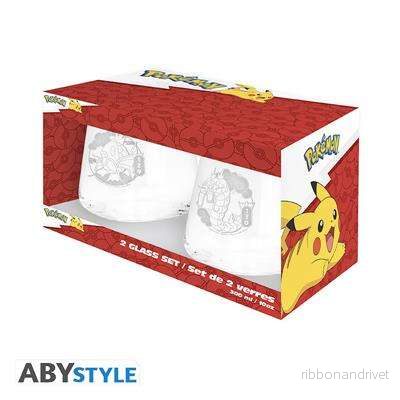Pokémon – 2 Glas Set – Magikarp & Gyarados Pokémon – 2 Glas Set – Magikarp & Gyarados