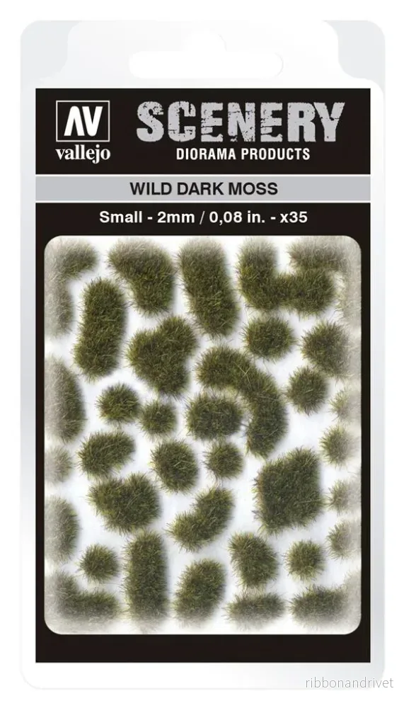 Vallejo - Scenery - Wild Dark Moss (2 mm)