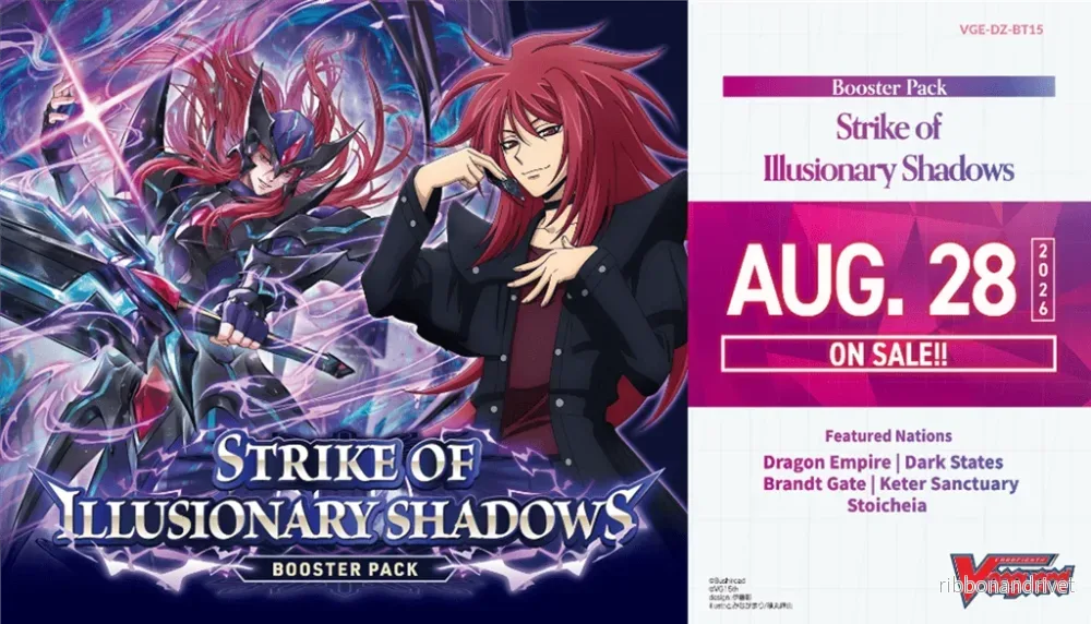 Cardfight!! Vanguard – Strike of Illusionary Shadows Booster Display (16 paket) – EN Cardfight!! Vanguard – Strike of Illusionary Shadows Booster Display (16 paket) – EN