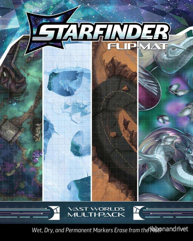 Starfinder Flip-Mat: Vast Worlds Mutli-Pack Starfinder Flip-Mat: Vast Worlds Mutli-Pack